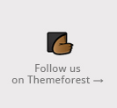follow us on themeforest
